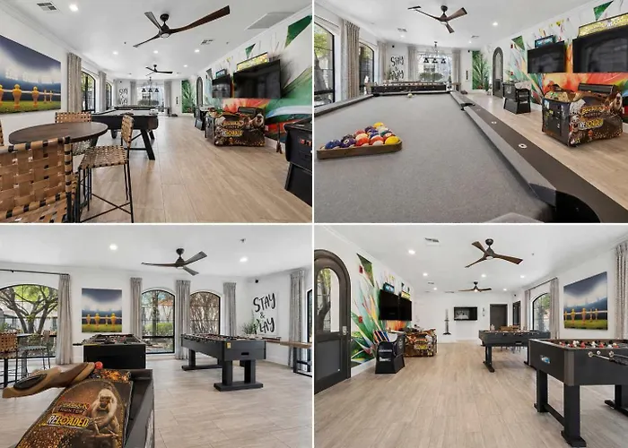 Boulevard Quiet Modern 1br With Pickleball Pool Parking & Gym Apartment *
