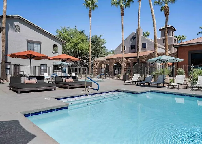 Apartment Boulevard Quiet Modern 1br With Pickleball Pool Parking & Gym Chandler